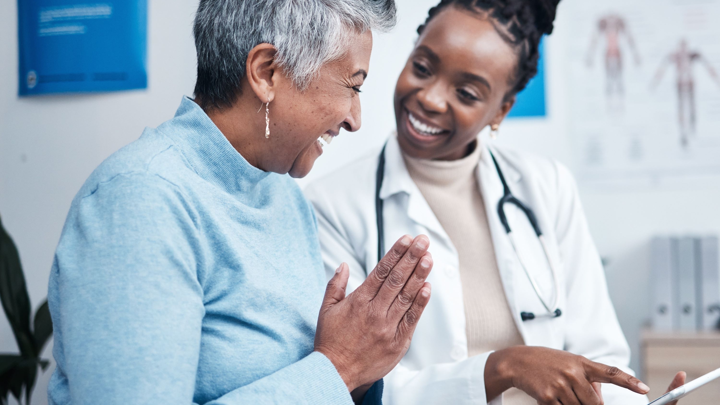 doctor talking with a patient