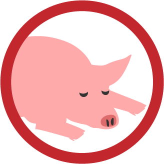 lethargic pig icon